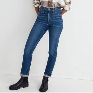 Madewell The High-Rise Slim BoyJean 26 Fray ankle